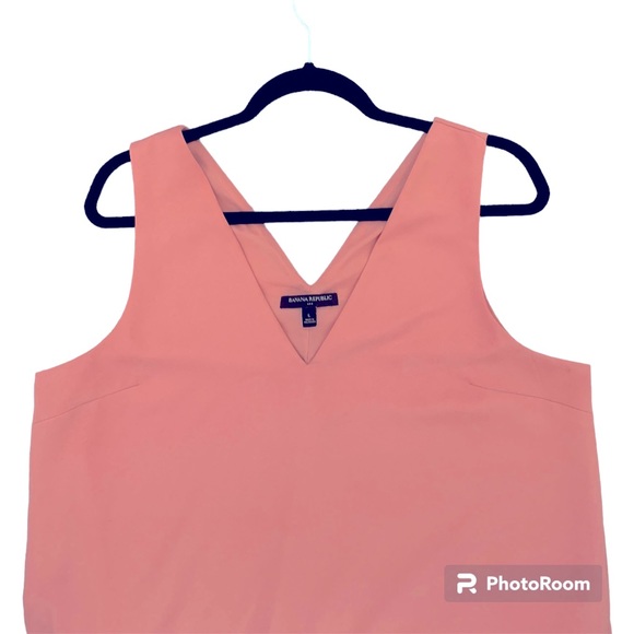 Banana Republic Coral Drop Hem Dress - Picture 4 of 7